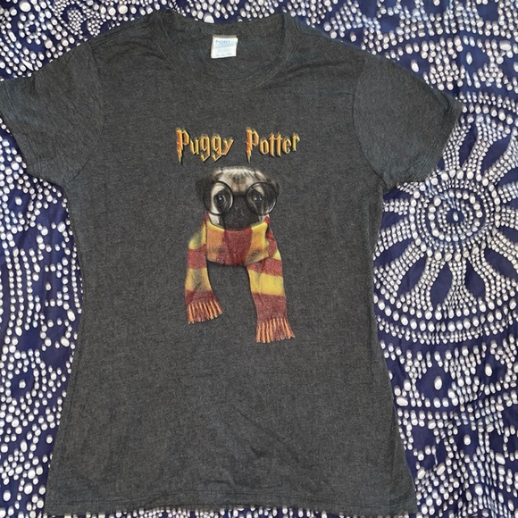 Puggy Potter Harry Potter Pug Shirt - Picture 1 of 3